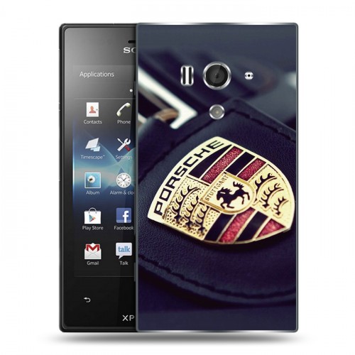 Дизайнерский пластиковый чехол для Sony Xperia acro S Porsche