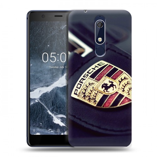 Дизайнерский пластиковый чехол для Nokia 5.1 Porsche