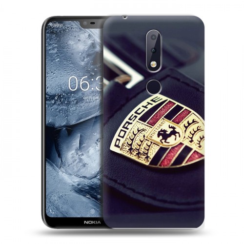 Дизайнерский пластиковый чехол для Nokia 6.1 Plus Porsche