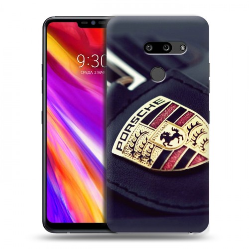 Дизайнерский пластиковый чехол для LG G8 ThinQ Porsche