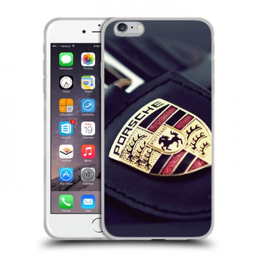 Дизайнерский силиконовый чехол для Iphone 6 Plus/6s Plus Porsche