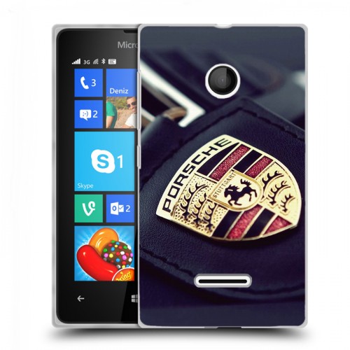 Дизайнерский пластиковый чехол для Microsoft Lumia 435 Porsche