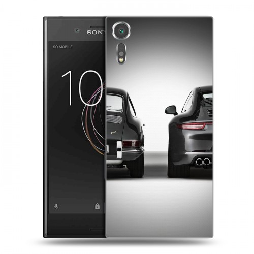 Дизайнерский пластиковый чехол для Sony Xperia XZs Porsche