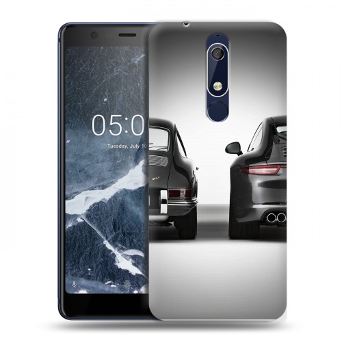 Дизайнерский пластиковый чехол для Nokia 5.1 Porsche