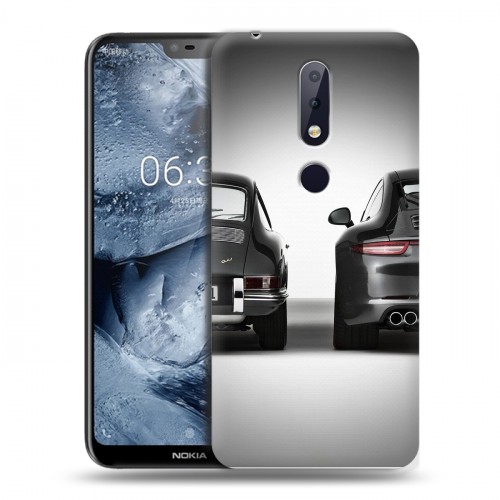 Дизайнерский пластиковый чехол для Nokia 6.1 Plus Porsche