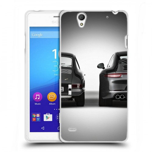 Дизайнерский пластиковый чехол для Sony Xperia C4 Porsche