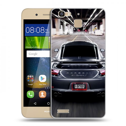 Дизайнерский пластиковый чехол для Huawei GR3 Porsche