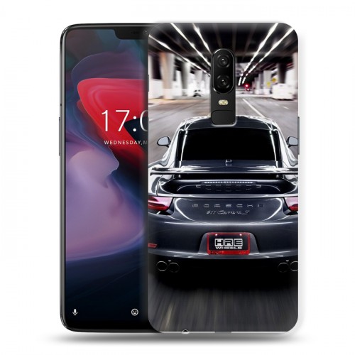 Дизайнерский пластиковый чехол для OnePlus 6 Porsche