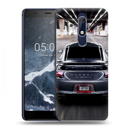 Дизайнерский пластиковый чехол для Nokia 5.1 Porsche