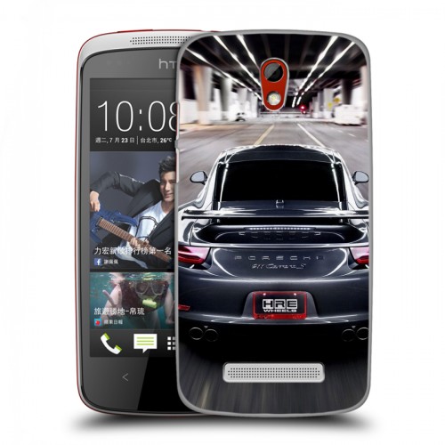 Дизайнерский пластиковый чехол для HTC Desire 500 Porsche