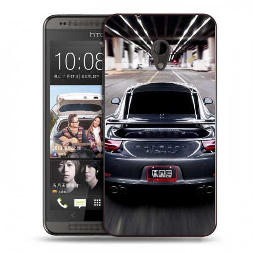 Дизайнерский пластиковый чехол для HTC Desire 700 Porsche