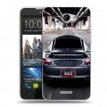 Дизайнерский пластиковый чехол для HTC Desire 516 Porsche