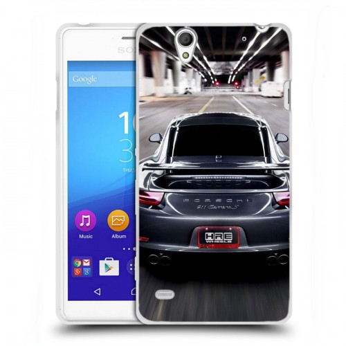 Дизайнерский пластиковый чехол для Sony Xperia C4 Porsche