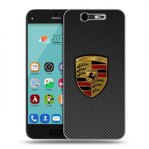 Дизайнерский силиконовый чехол для ZTE Blade S7 Porsche