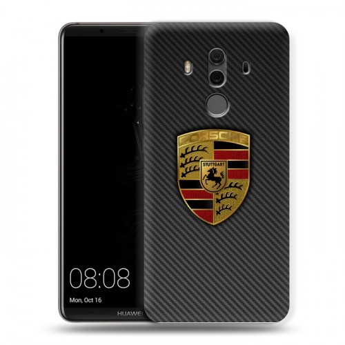 Дизайнерский пластиковый чехол для Huawei Mate 10 Pro Porsche