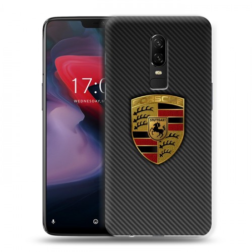 Дизайнерский пластиковый чехол для OnePlus 6 Porsche