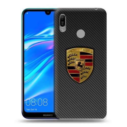 Дизайнерский пластиковый чехол для Huawei Y6 (2019) Porsche