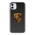 Дизайнерский силиконовый чехол для Iphone 11 Porsche