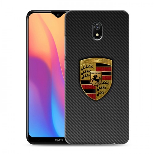 Дизайнерский силиконовый с усиленными углами чехол для Xiaomi RedMi 8A Porsche