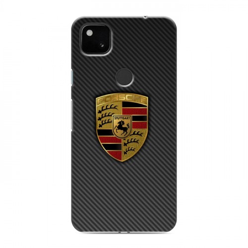 Дизайнерский пластиковый чехол для Google Pixel 4a Porsche