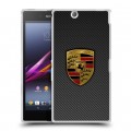 Дизайнерский пластиковый чехол для Sony Xperia Z Ultra  Porsche