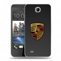 Дизайнерский пластиковый чехол для HTC Desire 300 Porsche