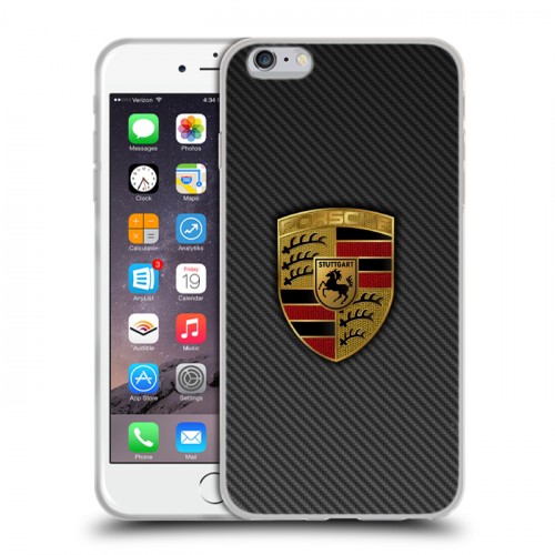 Дизайнерский силиконовый чехол для Iphone 6 Plus/6s Plus Porsche