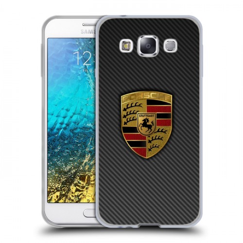 Дизайнерский пластиковый чехол для Samsung Galaxy E5 Porsche