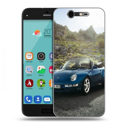 Дизайнерский силиконовый чехол для ZTE Blade S7 Porsche