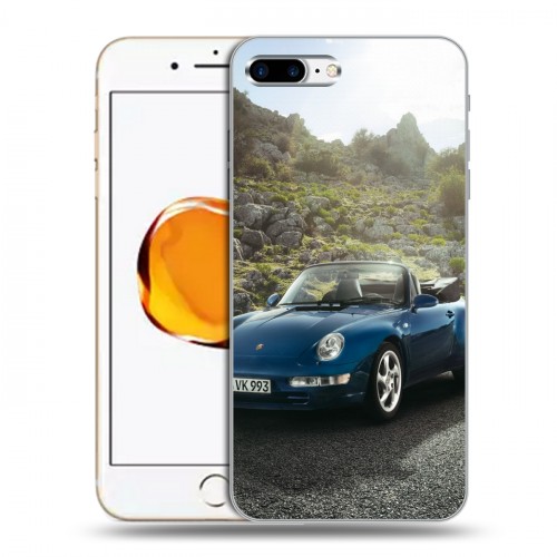 Дизайнерский пластиковый чехол для Iphone 7 Plus / 8 Plus Porsche