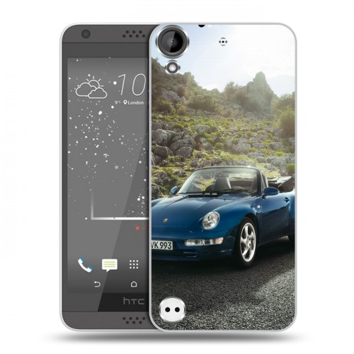 Дизайнерский пластиковый чехол для HTC Desire 530 Porsche