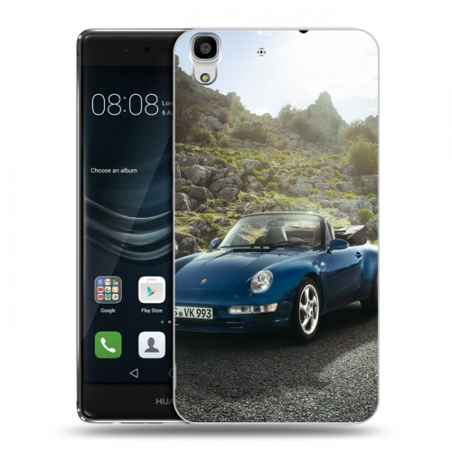 Дизайнерский пластиковый чехол для Huawei Y6II Porsche