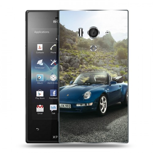 Дизайнерский пластиковый чехол для Sony Xperia acro S Porsche