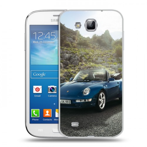 Дизайнерский пластиковый чехол для Samsung Galaxy Premier Porsche