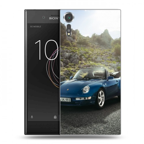 Дизайнерский пластиковый чехол для Sony Xperia XZs Porsche