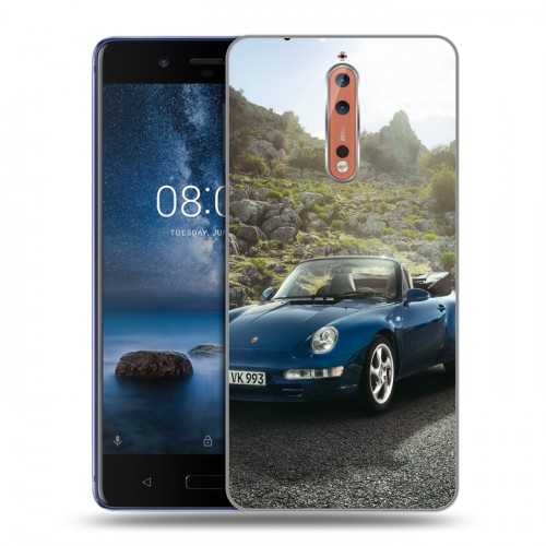 Дизайнерский пластиковый чехол для Nokia 8 Porsche