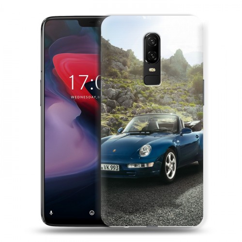 Дизайнерский пластиковый чехол для OnePlus 6 Porsche