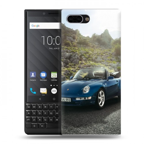 Дизайнерский пластиковый чехол для BlackBerry KEY2 Porsche