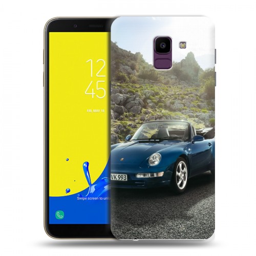 Дизайнерский пластиковый чехол для Samsung Galaxy J6 Porsche