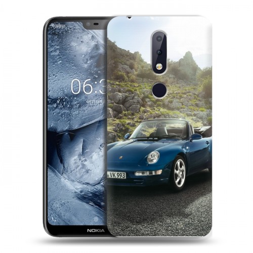 Дизайнерский пластиковый чехол для Nokia 6.1 Plus Porsche