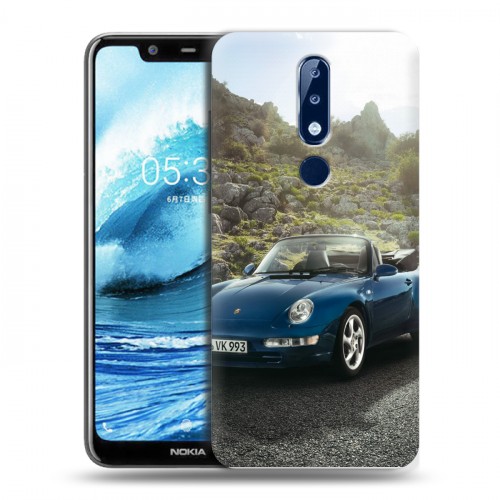 Дизайнерский силиконовый чехол для Nokia 5.1 Plus Porsche