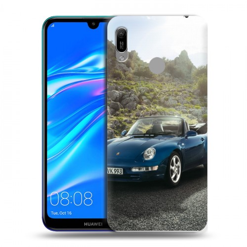 Дизайнерский пластиковый чехол для Huawei Y6 (2019) Porsche