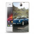 Дизайнерский пластиковый чехол для Sony Xperia E Porsche