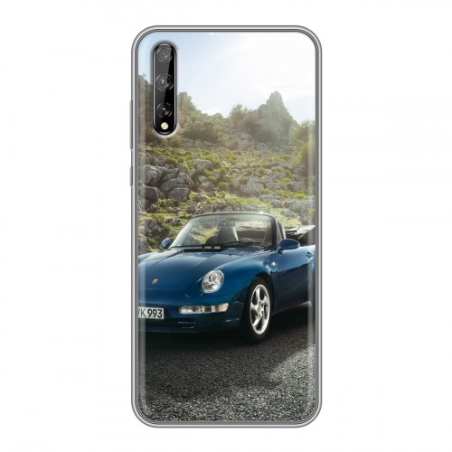 Дизайнерский силиконовый чехол для Huawei Y8p Porsche