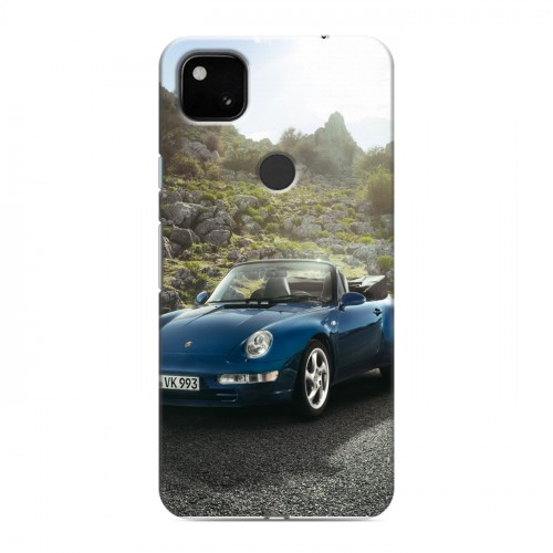 Дизайнерский пластиковый чехол для Google Pixel 4a Porsche