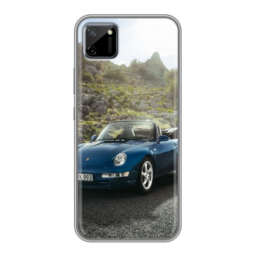 Дизайнерский пластиковый чехол для Realme C11 Porsche