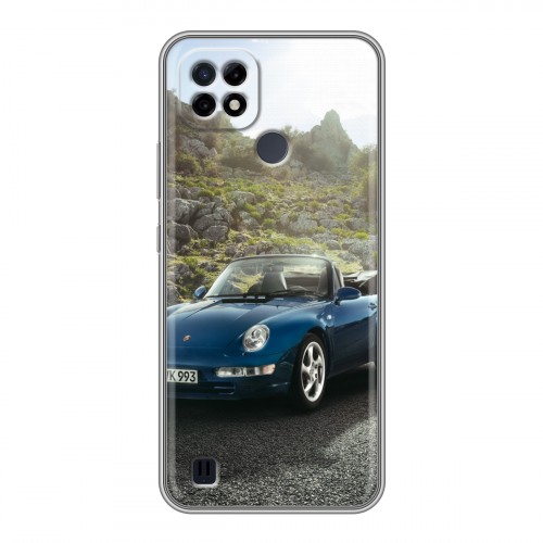 Дизайнерский силиконовый чехол для Realme C21 Porsche