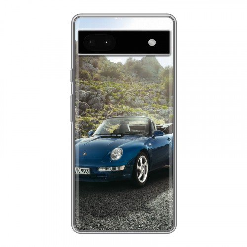 Дизайнерский силиконовый с усиленными углами чехол для Google Pixel 6a Porsche