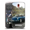 Дизайнерский пластиковый чехол для HTC Desire 500 Porsche