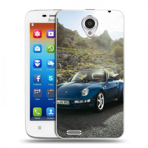 Дизайнерский пластиковый чехол для Lenovo S650 Ideaphone Porsche